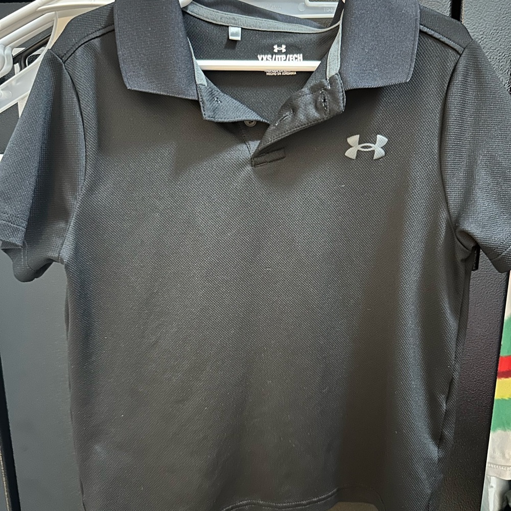 Under Armour Black Performance Polo Shirt